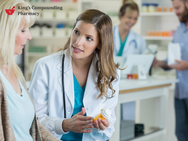 Pharmacist advises patient