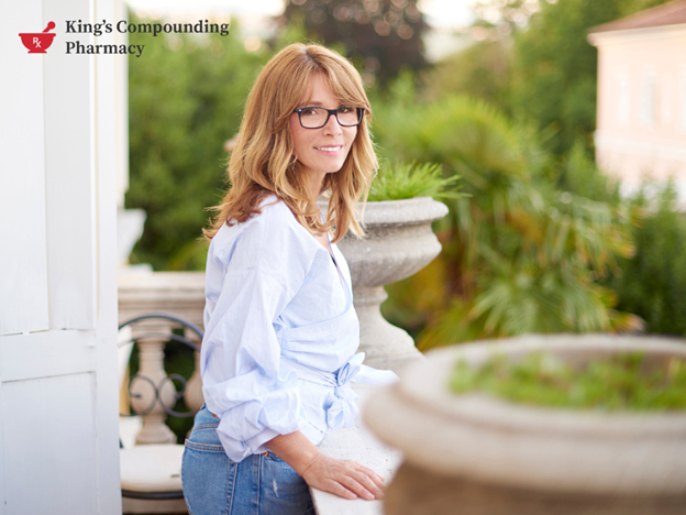 Woman enjoys vitality